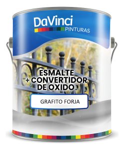1lt Esmalte Con Convertidor 3 En 1 Grafito Forja Davinci