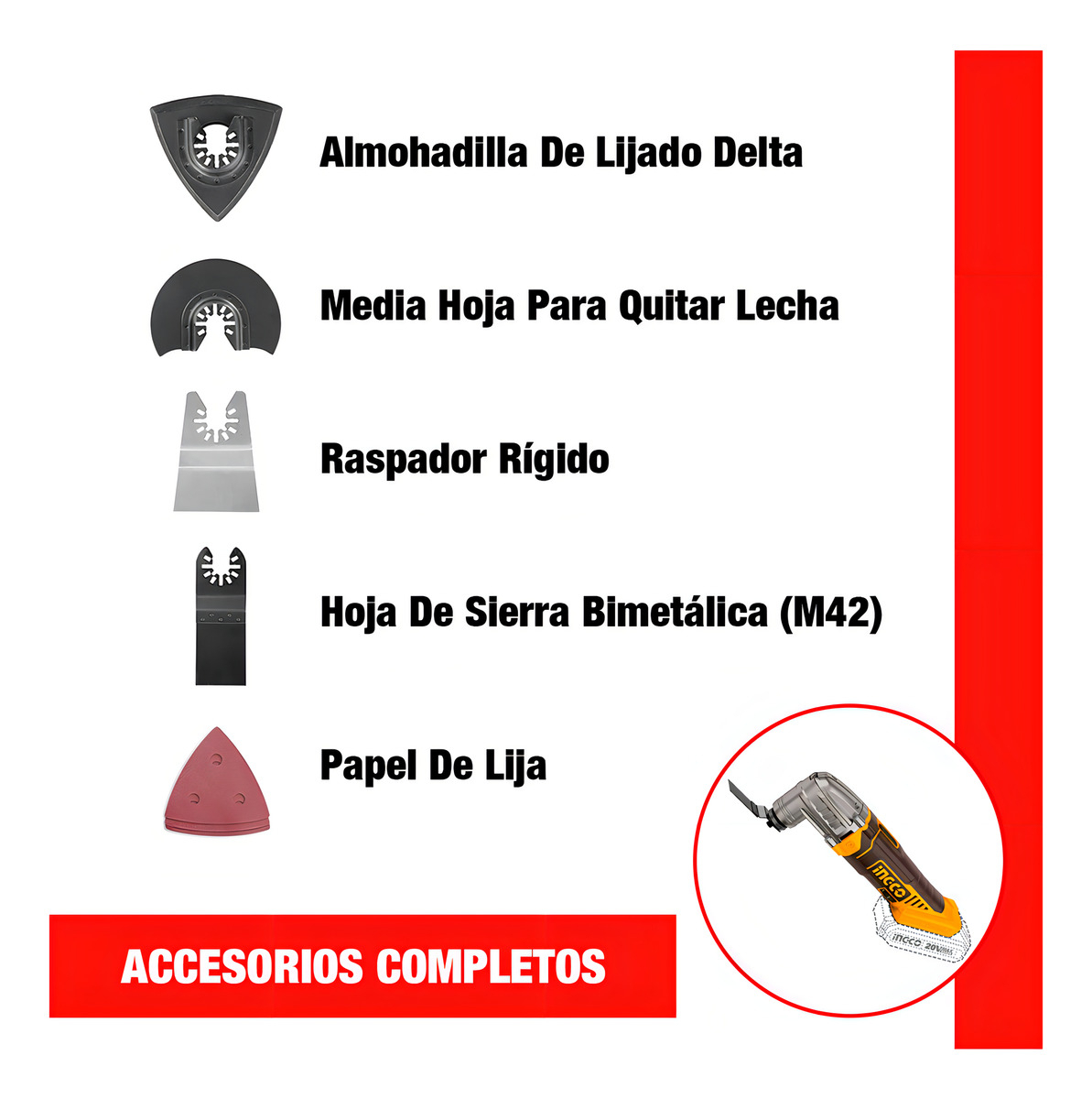 Kit 20v Pistola Calor Multifun Ingco C/bat Y Car En Maetin Color Amarillo - Imagen 6