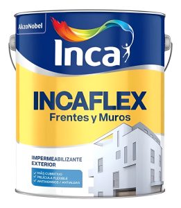 Membrana Líquida Impermeabilizante Incaflex Blanco 4kg