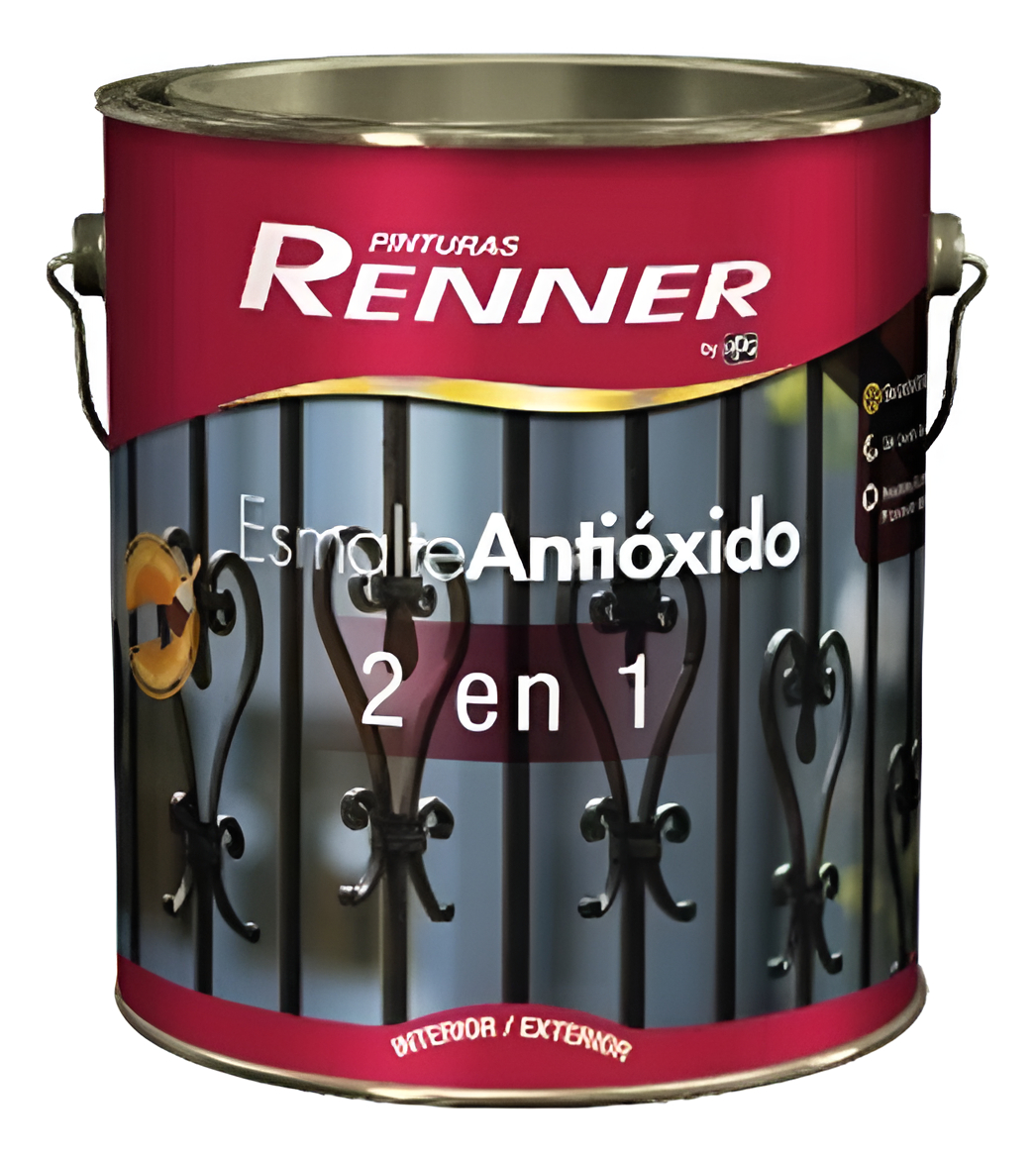 Esmalte Con Antióxido 2 En 1 Blanco 900ml Davinci Pinturas
