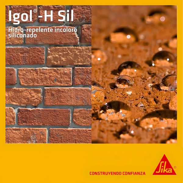 Sika Impermeabilizante Ladrillos Incoloro Igol-h-sil 5lt - Imagen 3