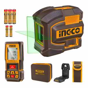 Nivel Laser 35m + Medidor De Distancia 75m Ingco Cosll0401