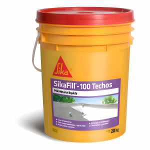 Membrana Líquida Sikafill -100 Techos 20kg Blanco Acabado Mate