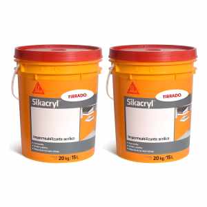 Impermeabilizante Acrílico Sikacryl Fibrado Sika 20+20
