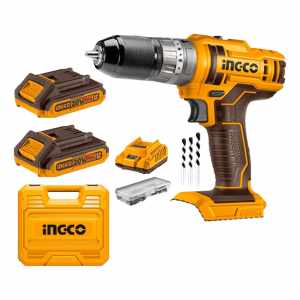 Atornillador 20v Percutor Mandril Metal Valija Ingco Cidli20
