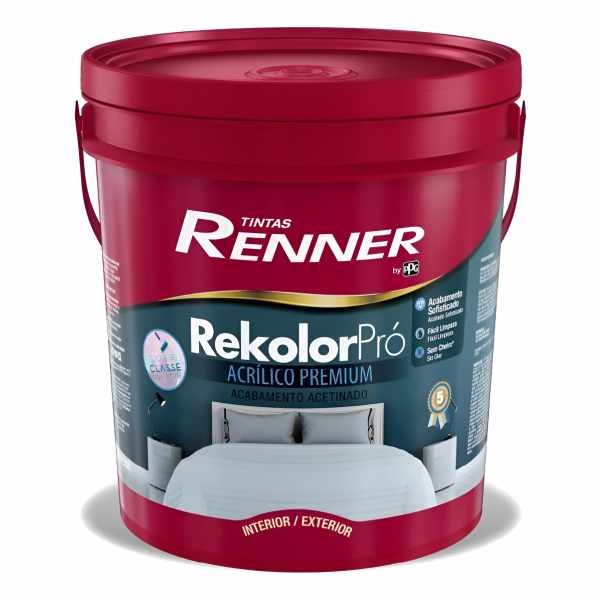 Pintura Rekolor Pro Terminacion Satinado Renner 18lt Davinci