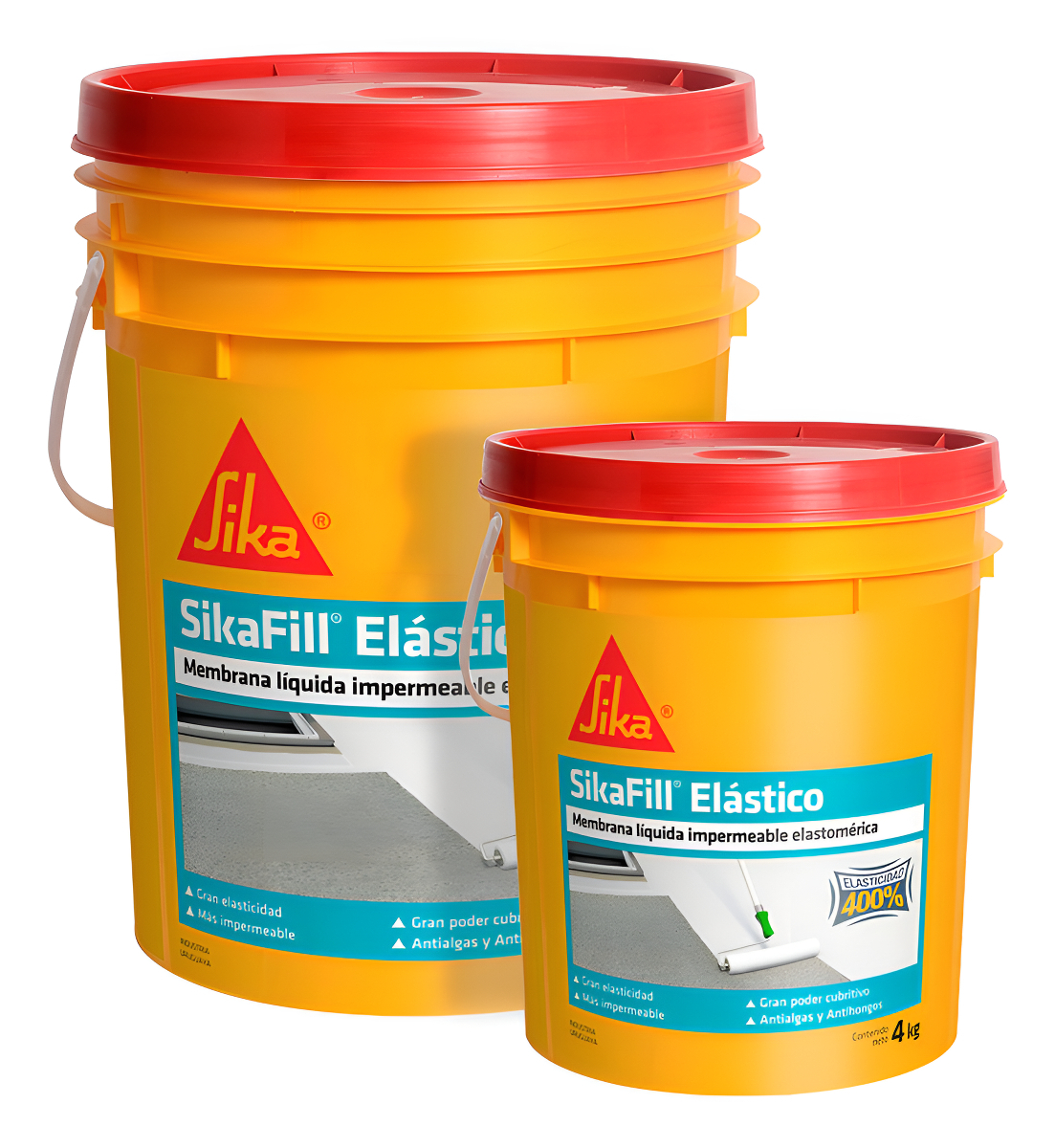 Membrana Liquida Sikafill Elastico 20 + 4kg Blanco