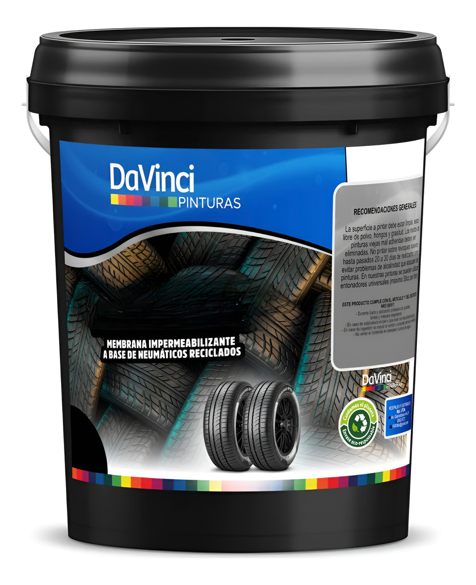Membrana Impermeabilizante Davinci 20lt A Base De Neumaticos
