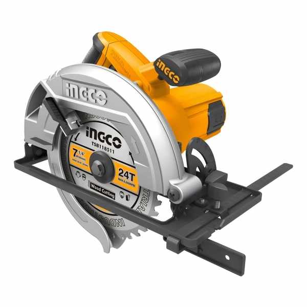 Sierra Circular Eléctrica Ingco Cs18528 185mm 1400w Naranja Y Gris 50hz/60hz - Imagen 10