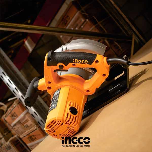 Sierra Circular Eléctrica Ingco Cs18528 185mm 1400w Naranja Y Gris 50hz/60hz - Imagen 12