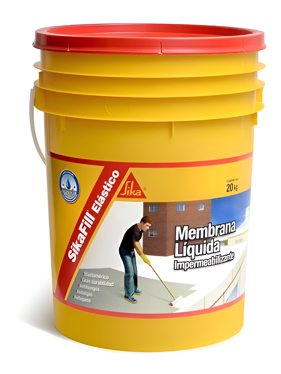 Membrana Liquida Sikafill Elastico 20 + 4kg Blanco - Imagen 2
