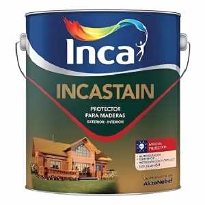 Pintura Protector De Madera Inca Incastain 4lt Acabado Satin