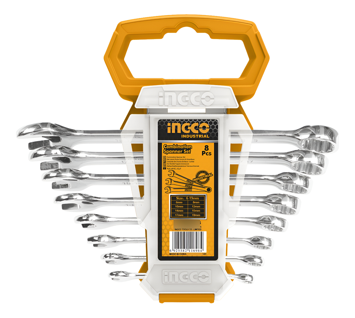 Juego De Llaves Combinadas Ingco 6-19mm Hkspa1088