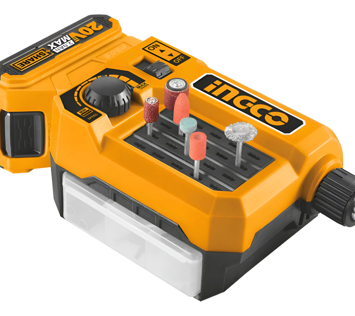 Mini Torno 20v C/ Accesorios Ingco Cmgli2001 S/bat