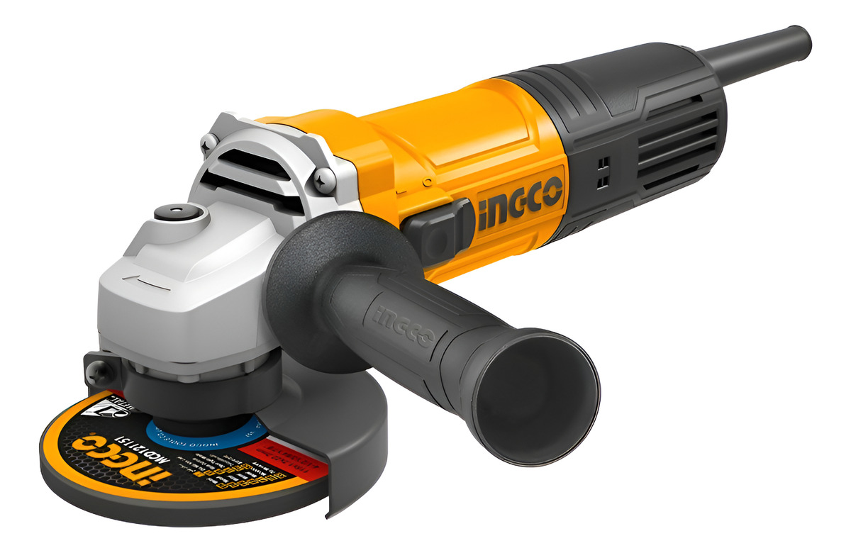 Amoladora Angular 4 1/2 900w Ingco Ag90028 Color Naranja