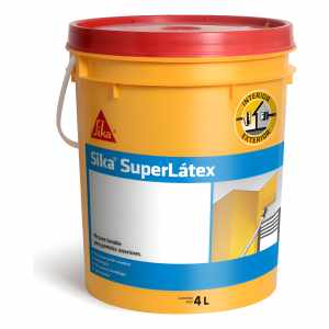 Pintura Lavable Antihongos Superlatex Sika Blanco 20l Acabad