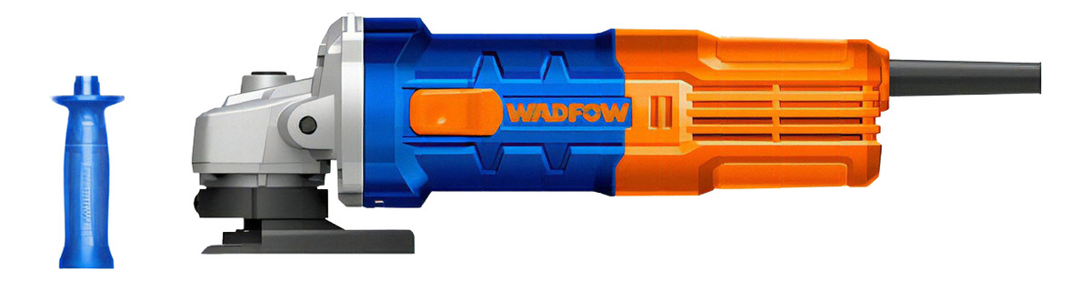Amoladora Angular 4 1/2 Eléctrica Wadfow 710w 12000 Rpm Ero Color Azul/naranja - Imagen 2
