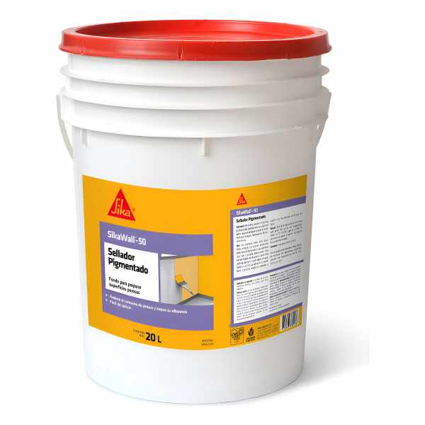 Pintura Sellador Pigmentado Blanco Sika Wall 50 20lts