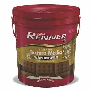Pintura Texturada Media Renner Interior Y Exterior 25kg