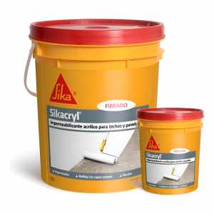 Impermeabilizante Acrílico Sikacryl Fibrado Sika 20+5k + Reg