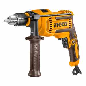 Taladro Percutor 710w 13mm Vel Variable Ingco Id7118 Color Amarillo Frecuencia 50hz/60hz