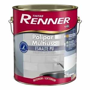 Esmalte Pu Multiuso Renner Pisos Polipar Satinado 4,5l