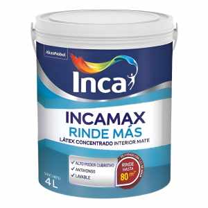 Incamax Rinde Más Látex Interior Lavable Concentrado 20lts