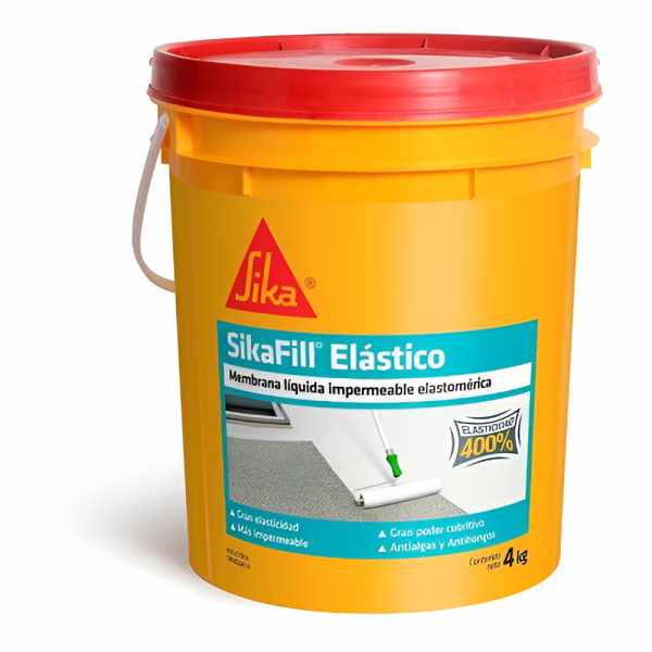 Membrana Líquida Sikafill Elástico 4 Kg Color Verde