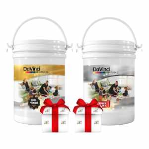 Pintura Latex Premium 20l+20l Super Latex Davinci + Regalo