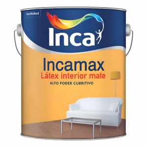 Pintura Para Interiores Incamax Blanco 4 Litros