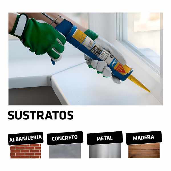 Sellador Sikaflex 1a Poliuretano 300 Ml Sika - Imagen 10