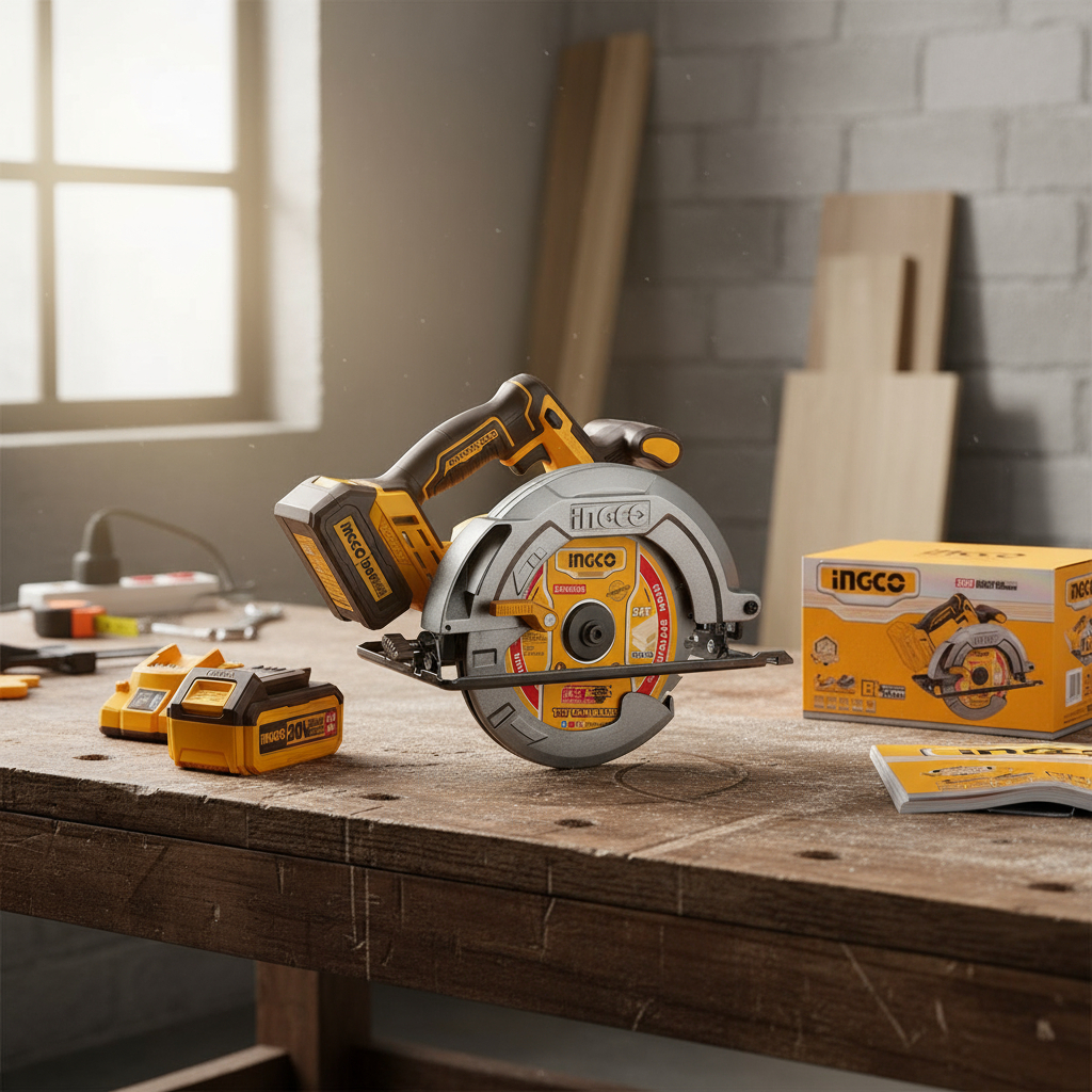 Sierra Circular Bat 4ah + Carg Csli18511 - Smf Color Naranja Claro - Imagen 4