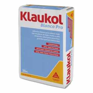 Adhesivo Klaukol Blanco Pro 30 Kg ( Piscinas )