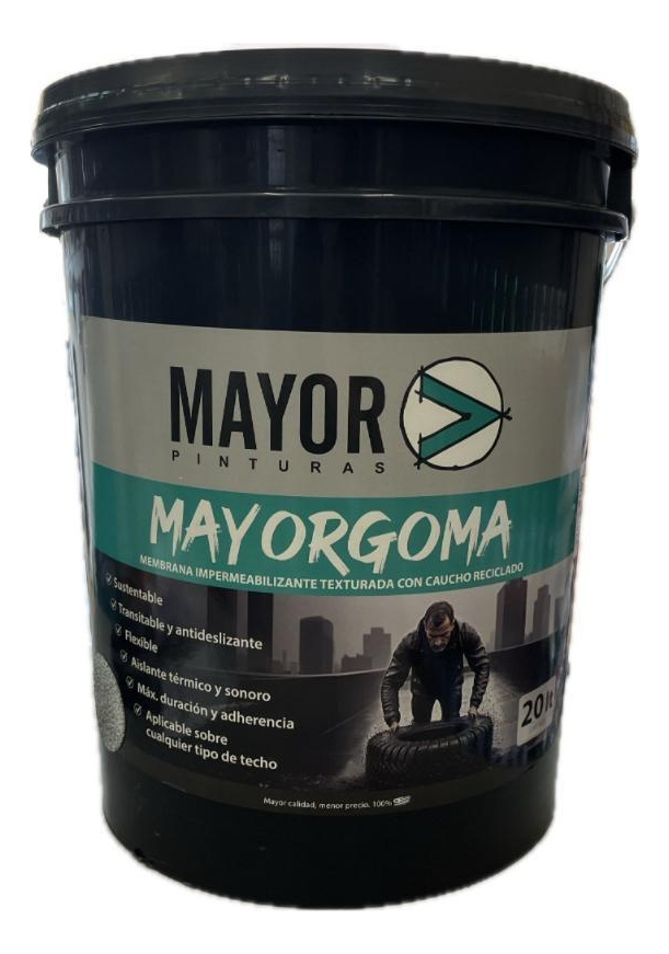 Membrana Exterior Mayor Mayorgoma Para Techos Color Blanco Acabado Mate 20l 20kg