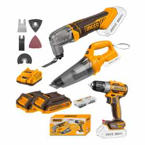 Kit Taladro Atornillador + Mult + Aspiradora Cosli240685