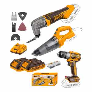 Kit Taladro Atornillador + Mult + Aspiradora Cosli240685