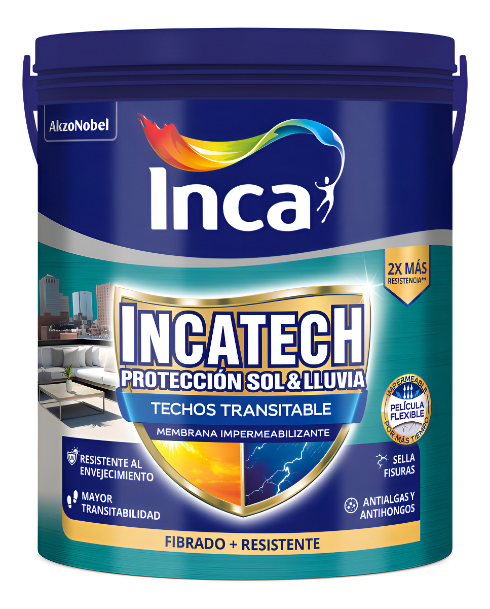 Incatech Fibrado Membrana Líquida Impermeabilizante Inca 20k