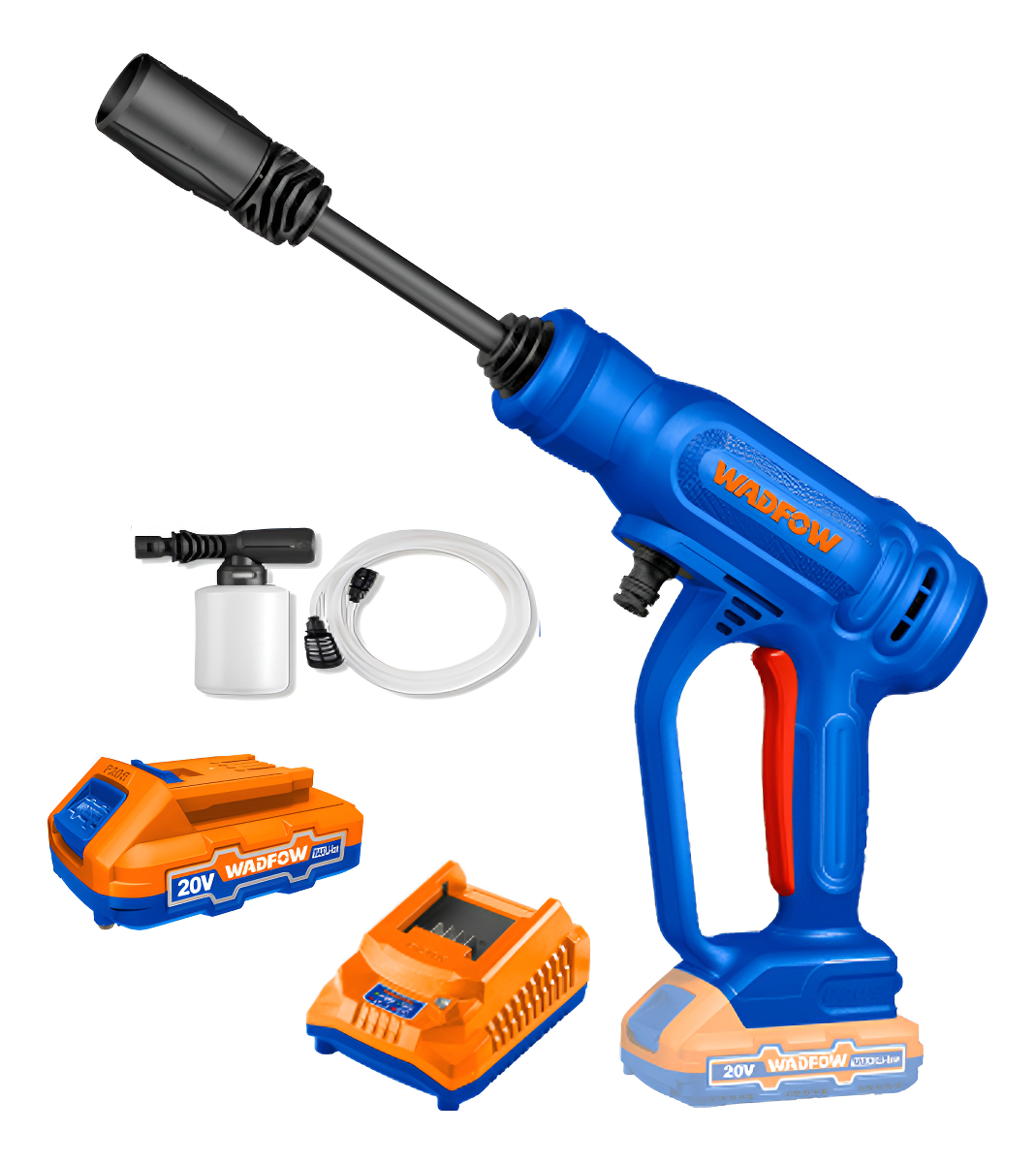 Hidrolavadora A Bateria 24,5 Bar 2,5 Lts/ Wqx01202 Con Bateria Y Cargador