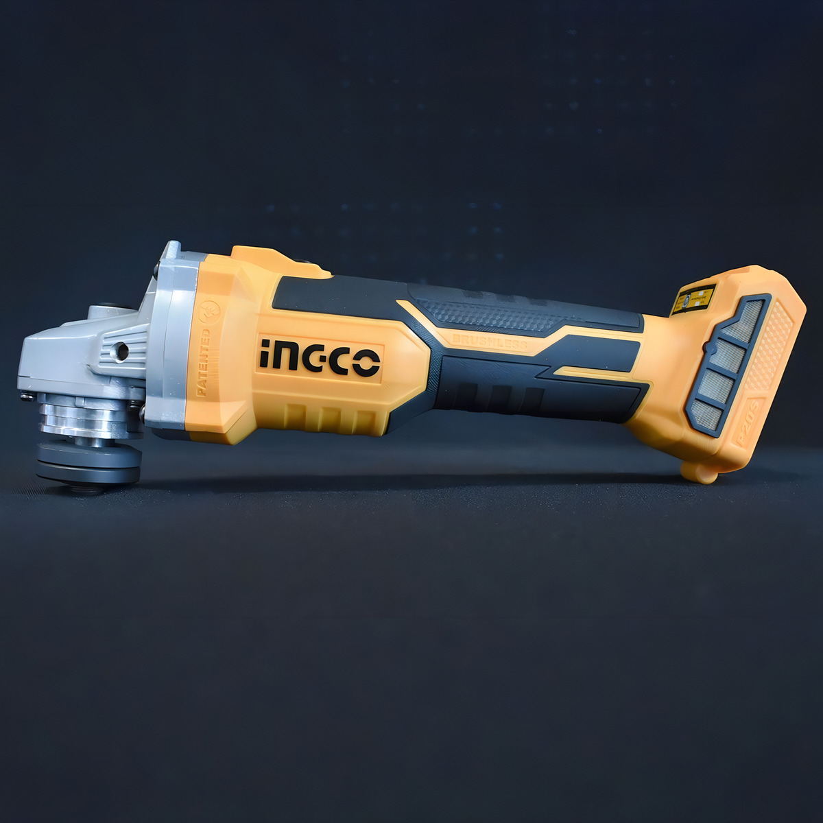 Amoladora 2 Bat + Carg + Discos Ingco Cagli2011582 Color Amarillo Frecuencia 50hz - Imagen 2