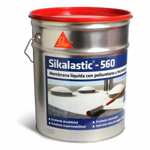 Sikalastic 560 Membrana Liquida C/poliuretano 20 Kg Acabado Mate Color Terracota