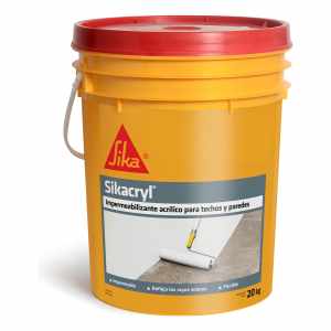 Sikacryl Impermeabilizante Acrílico Techos 20 Kg Blanco
