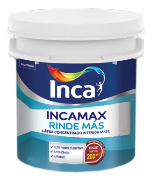 Pintura Látex Interior Antihongos Lavable Blanco Mate Inca 20 L 400 M²