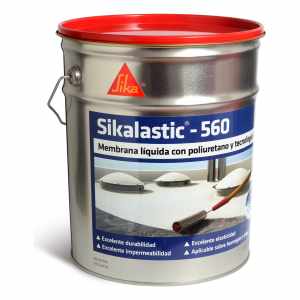 Sikalastic 560 Membrana Liquida C/poliuretano 20 Kg Acabado Mate Color Terracota