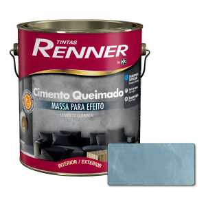Pintura Textura Efecto Cemento Quemado Renner - Colores 3.2l Color Espejo De Agua