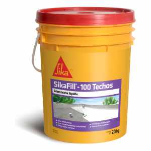 Membrana Líquida Sikafill -100 Techos 20kg Blanco Acabado Mate