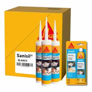 Caja X 12 Sika Sanisil Silicona Antihongos 280ml + Blister