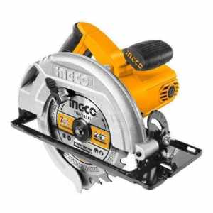 Sierra Circular Eléctrica Ingco Cs18528 185mm 1400w Naranja Y Gris 50hz/60hz