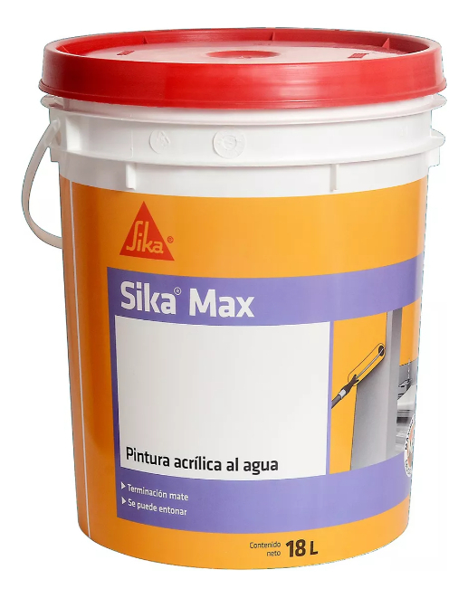 Sika Sika Max Látex Blanco Mate Unidad 18 L 1