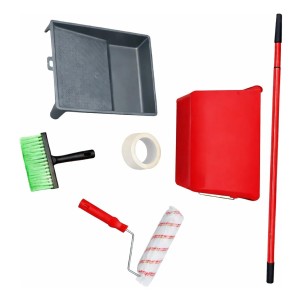 Kit Para Pintar Rodillo + Balde + Bandeja + Extensible Y Más