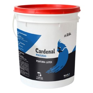 Pintura Multiuso Interior Cielorraso Cardenal 3,6 Lt Color Blanco Mate